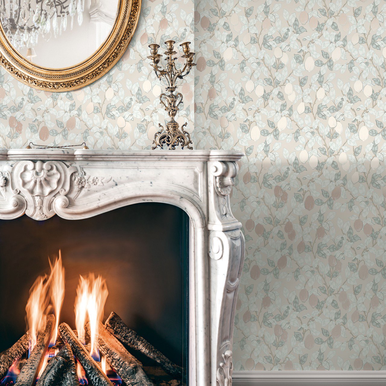 Обои Loymina Equator Citron QTR3 001 10,05×1 фото в интерьере